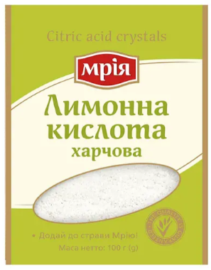 Кислота Мрія лимонна 100 г